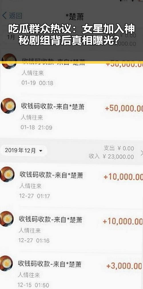 吃瓜群众热议：女星加入神秘剧组背后真相曝光？